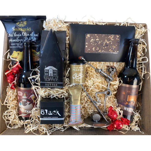 Gavekurv med metalfigur - Maler - Bygningsmaler - Kvinde - �l og hygge