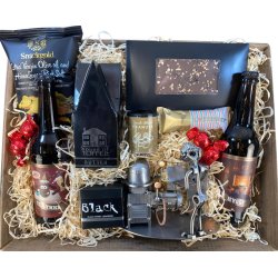 Gavekurv med metalfigur - Pharma procesoperat�r - �l og hygge