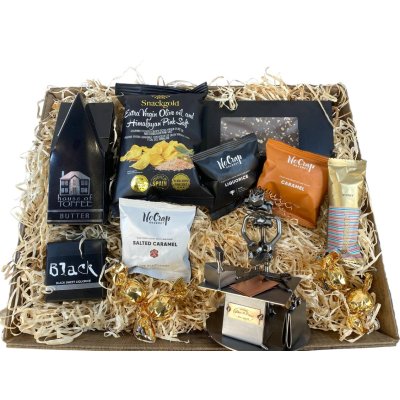 Gavekurv med metalfigur - Butiksassistent - Salgsassistent - Kvinde - L�kkerier