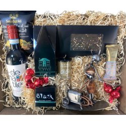 Gavekurv med metalfigur - Skibsassistent - Befaren skibsassistent - Vin og hygge