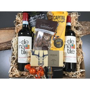 Gavekurv - Rdvin og snack