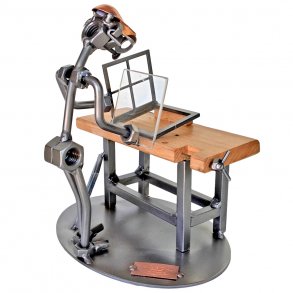 Metalfigur - Glarmester