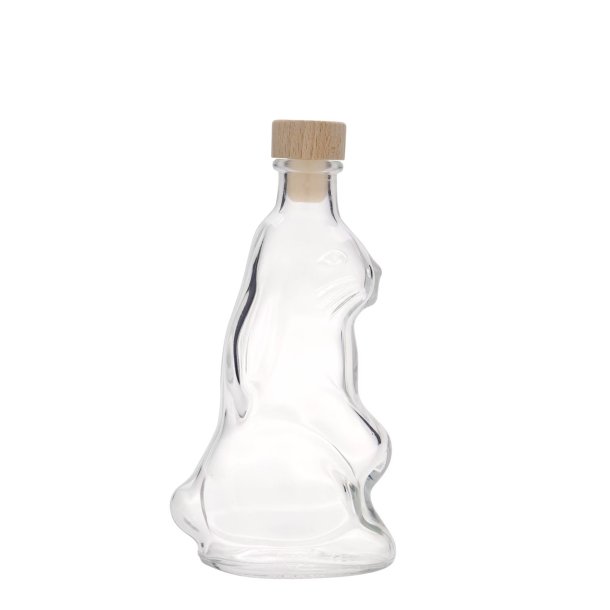 Glasflaske - Hare - 200 ml
