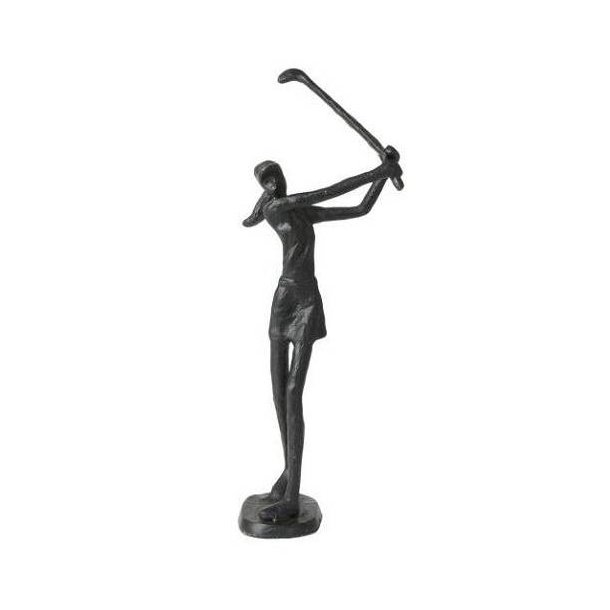 Golfspiller - Kvindelig golfspiller jernfigur