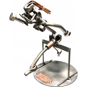 Metallfigur - Hcklpare - Kvinna