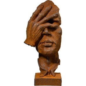 Havefigur - Havefigur i metal med symbolik