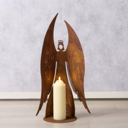 Havefigur - Metal Engel H 75 cm.