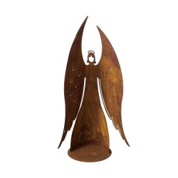 Havefigur - Metal Engel H 75 cm.