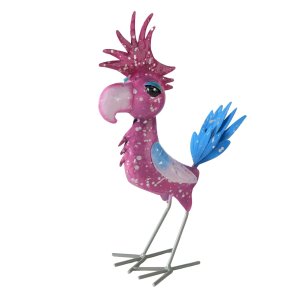 Havefigur � Fantasi fugl � Jekyll metalfugl � 37 cm