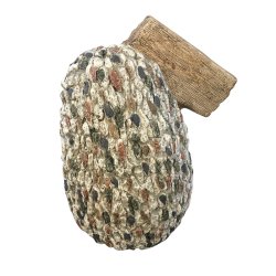 Havefigur pindsvin med velkommen skilt