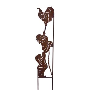 Havespyd  Klatrenisser | Sjovt udendrs julepynt i cortenstl