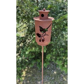 Havespyd � Lanterne med fugl � �11 cm