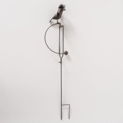 Havespyd � Sjovt havespyd med vippende fugl � H 112 cm