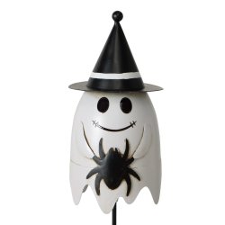 Sjove sp�gelsesfigurer p� havespyd til efter�r og Halloween