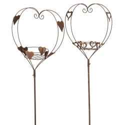 Havespyd - Hjerte havespyd - St med 2 stk.