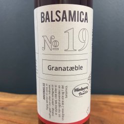 Hinberg and Vanilla - Balsamica No. 19 - Granatble - 250ml