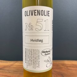 Hinberg and Vanilla - Olivenolie No. 51 - Hvidlg - 250ml