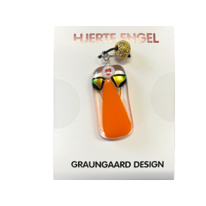 Hjerte Engel - Halskde Med Glas Engel - Nr. 1