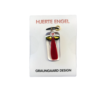 Hjerte Engel - Halskde Med Glas Engel - Nr. 10
