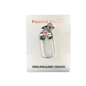 Hjerte Engel - Halskde Med Glas Engel - Nr. 11