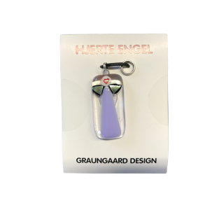 Hjerte Engel - Halskde Med Glas Engel - Nr. 4