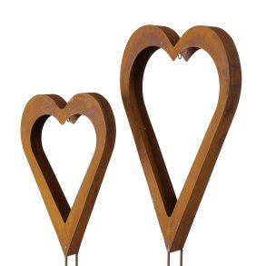 Havespyd - Hjerter - St med 2 stk.