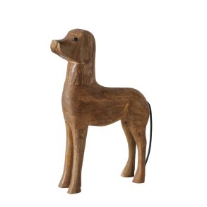 Hunde figur - Hund i mangotr  H 42 cm