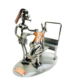 Metalfigur - Hundefrisr