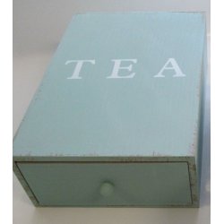 Tebox m/skuffe 23cm.