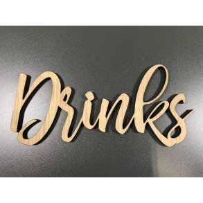 Wrtz Design - Skilt - Drinks