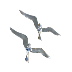 Fugle - Vgdekoration - Aluminium