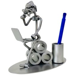 Gavekurv med metalfigur - Indkber - Bygningskonstruktr - Byggeleder - Lkkerier