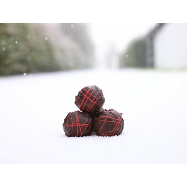 Jule romkugler fra Nrre Aaby - Bakke med 15 stk. 