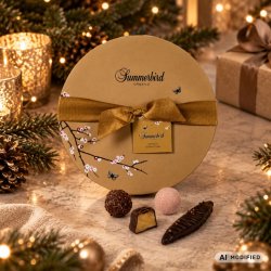 Summerbird Winter Signature med tr�fler og kandiseret appelsin med m�rk chokolade