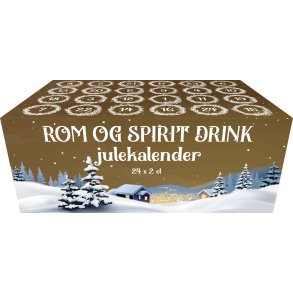Julekalender Rom & Spirit Drinks 2026 � 24 x 2 cl