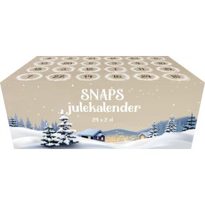 Julekalender Snaps � 24 x 2 cl