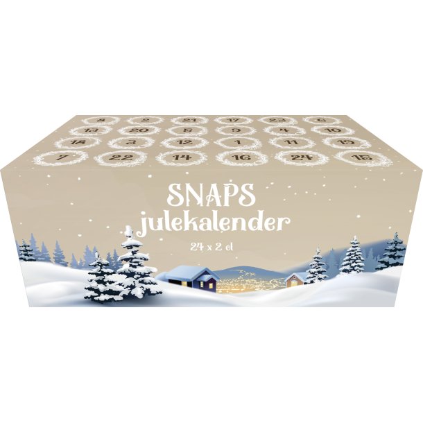 Julekalender Snaps � 24 x 2 cl