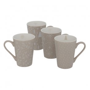 Krus - Julekrus - St 4 stk. 