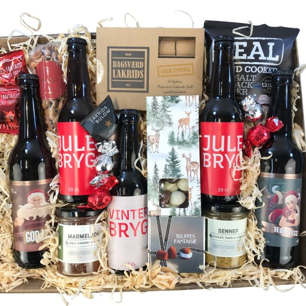 Julekurv - Jule�l og l�kkerier