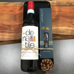 Julekurv - Juletilbud - Fad med vin og hygge