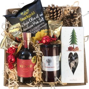 Julekurv - Kirsebr gin likr og lkkerier