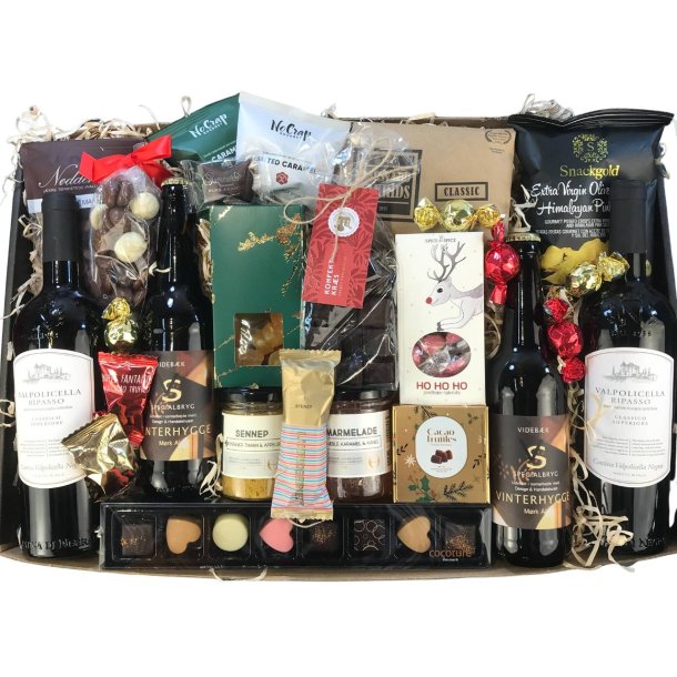 Julekurv - Vin, �l og l�kkerier