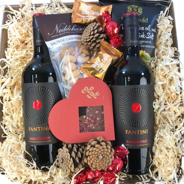 Julekurv - Vin og hygge