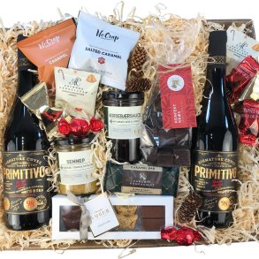 Julekurv - Vin og julehygge