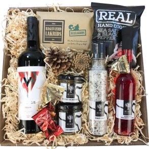 Julekurv - Vin og lkkerier