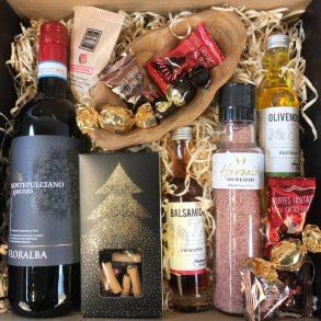 Julekurv 2025  Gavekasse med lkkerier