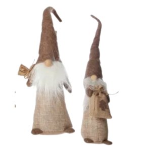 Julem�nd med s�k � S�t med 2 stk. � H 69 cm � Fra Det Gamle Apotek