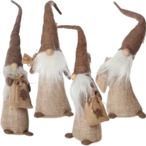 Julem�nd med s�k � S�t med 4 stk. � H 110 cm � Fra Det Gamle Apotek