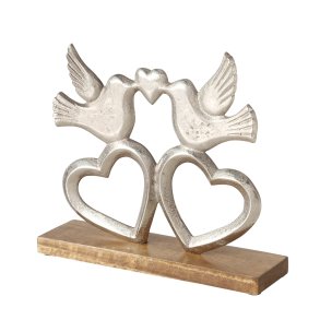 Krligheds figur - Love Birds - Fugle med hjerte