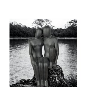 Forbundet  Skulptur af samhrighed i minimalistisk kunstform